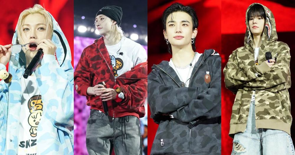 STAY們直接發瘋！BAPE驚喜聯手Stray Kids！巡演「同款外套、Logo上衣」帥到必收！-1