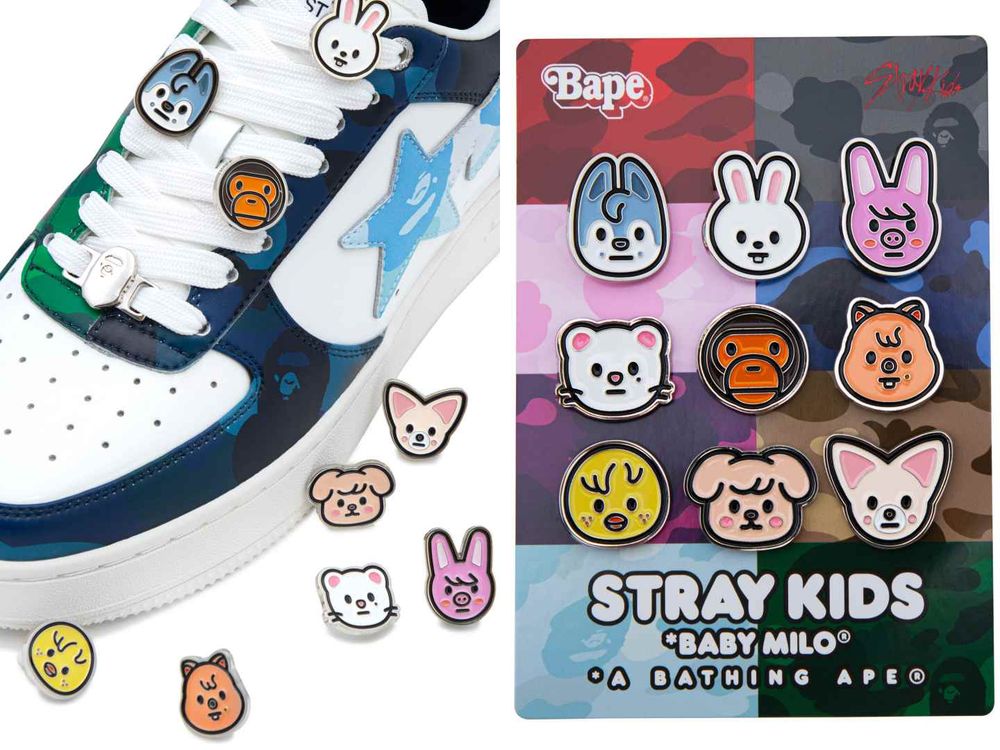 STAY們直接發瘋！BAPE驚喜聯手Stray Kids！巡演「同款外套、Logo上衣」帥到必收！-10