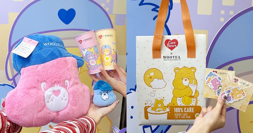五桐號跟Care Bears聯名了！5款彩虹熊飲料杯可愛發瘋、還有「絨毛髮帶&飲料提袋」聯名周邊要買！-1