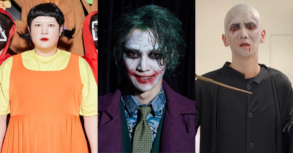 回顧歷年討論度超高的KPOP男偶像萬聖節裝扮！「佛地魔」居然是他，神童「英熙」爆笑全場，成燦「小丑」帥到爆！-1