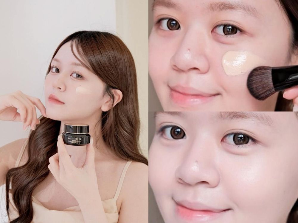 人氣專櫃秋冬底妝六選！YSL粉皮革氣墊、芭比波朗女王粉霜、蘭蔻小白蓋零粉感...，換季必備不暗沉水光粉底！-7