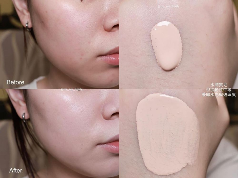 人氣專櫃秋冬底妝六選！YSL粉皮革氣墊、芭比波朗女王粉霜、蘭蔻小白蓋零粉感...，換季必備不暗沉水光粉底！-12