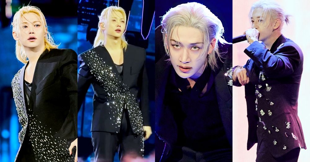 LV、FENDI太寵了！幫Felix、方燦打造「禁慾黑西裝」演唱會訂製服、帥到無法無天！-1