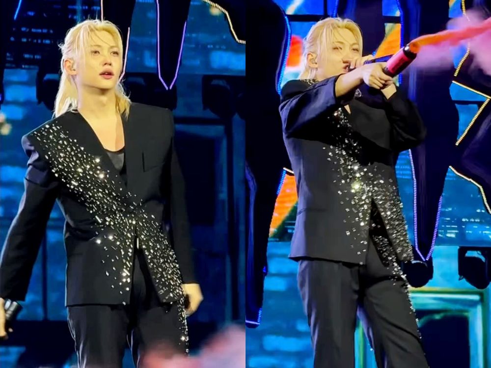 LV、FENDI太寵了！幫Felix、方燦打造「禁慾黑西裝」演唱會訂製服、帥到無法無天！-5