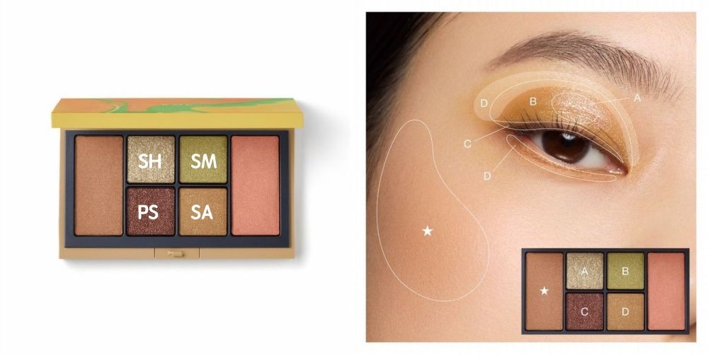 RMK聖誕彩妝媲美藝術品！慵懶夕陽配色「眼頰彩盤」、低飽和絲絨口紅太顯白，透光底妝必用薄荷光燦眼頰棒！-5