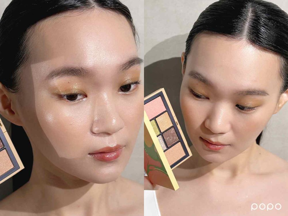 RMK聖誕彩妝媲美藝術品！慵懶夕陽配色「眼頰彩盤」、低飽和絲絨口紅太顯白，透光底妝必用薄荷光燦眼頰棒！-2