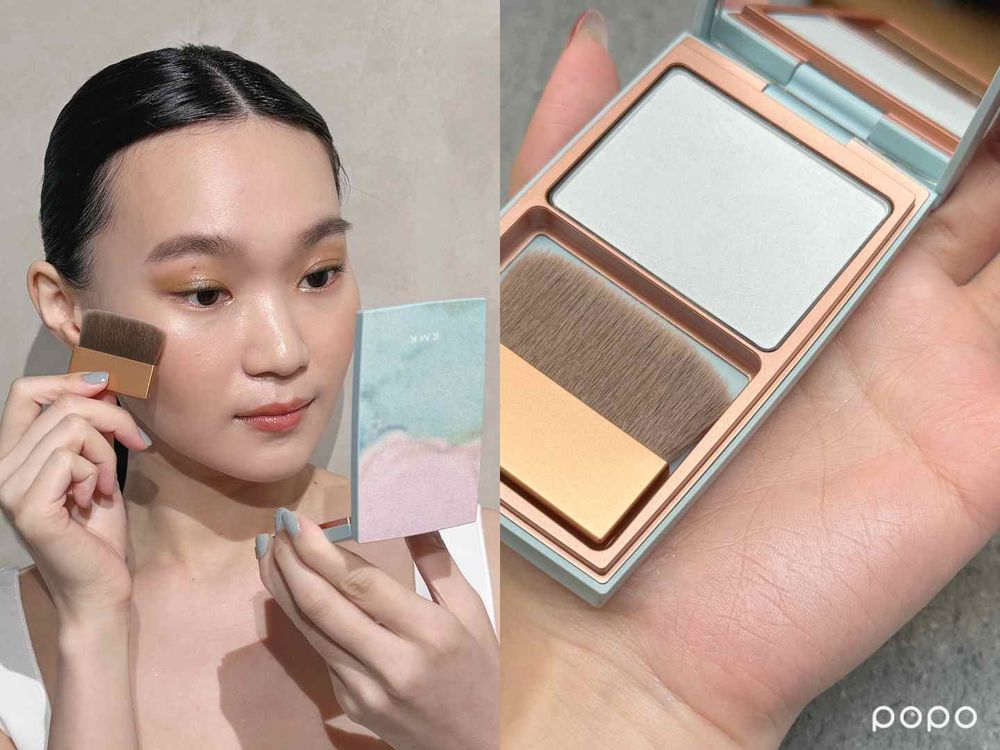RMK聖誕彩妝媲美藝術品！慵懶夕陽配色「眼頰彩盤」、低飽和絲絨口紅太顯白，透光底妝必用薄荷光燦眼頰棒！-15