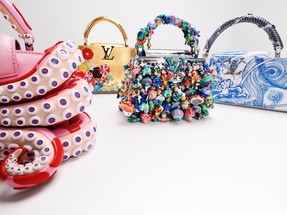 Louis Vuitton再聯手村上隆！超可愛章魚包、微笑小花包，完全是收藏等級！-12