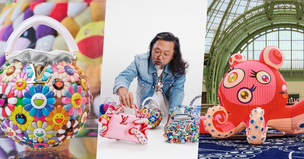 Louis Vuitton再聯手村上隆！超可愛章魚包、微笑小花包，完全是收藏等級！-19