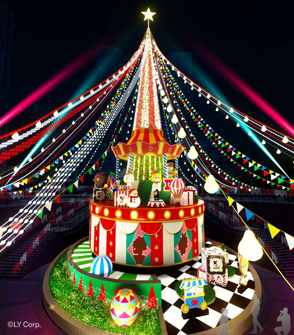 2025新北耶誕城來了！攜LINE FRIENDS打造限定裝置、「馬戲棚聖誕樹&熊美耶誕城堡」必拍亮點一次看！-2