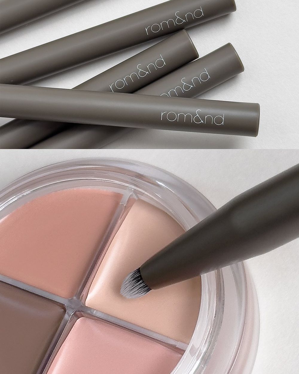 跨時代新型眼影重磅誕生！開賣即售光rom&nd「四色眼影膏」完美配色＋膏轉粉質地，眼影、臥蠶、眼線一盤搞定！-12