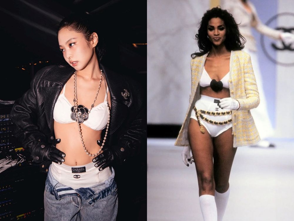 Jennie高雄演唱會發文了！火辣香奈兒戰服、後台「冰敷臉頰」可愛照曝光～妮真的熱到了！-1