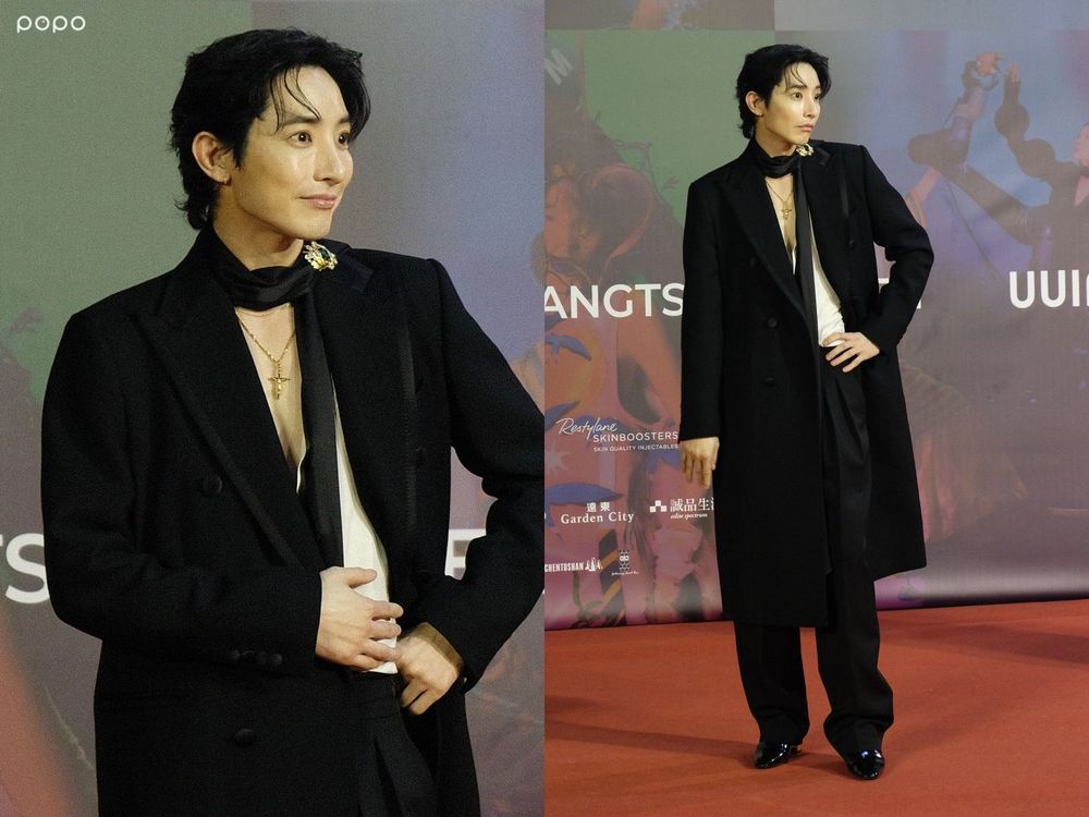 太子妃們老公來了！李洙赫驚喜現身「臺北時裝週」超低胸襯衫、一笑魂都被勾走了！-4