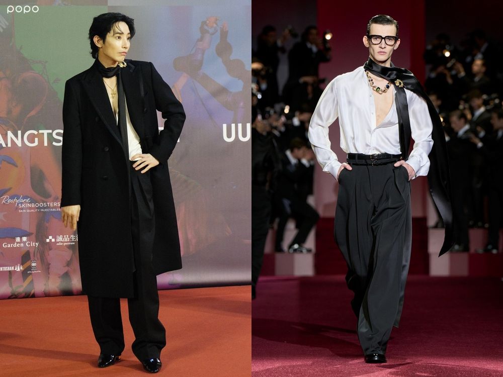 太子妃們老公來了！李洙赫驚喜現身「臺北時裝週」超低胸襯衫、一笑魂都被勾走了！-2