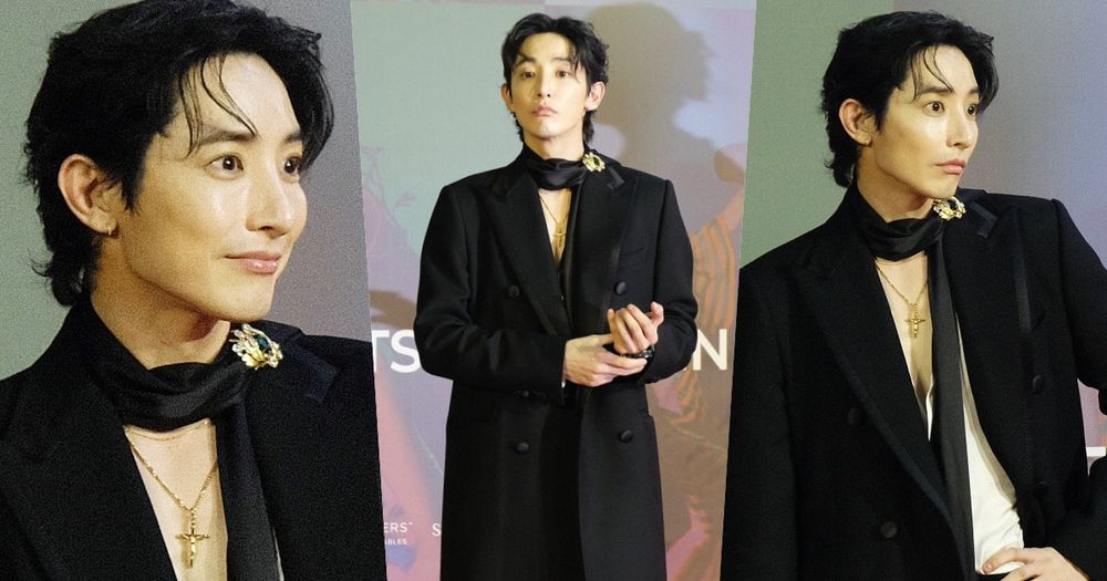 太子妃們老公來了！李洙赫驚喜現身「臺北時裝週」超低胸襯衫、一笑魂都被勾走了！-1