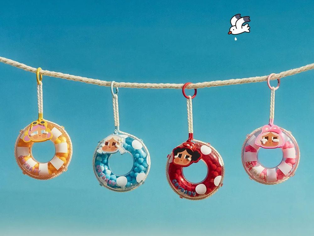 泡泡瑪特CRYBABY「渡假系列」新品太欠買！超Q「美人魚哭娃公仔、透明水杯、側背包」這天開賣！-19