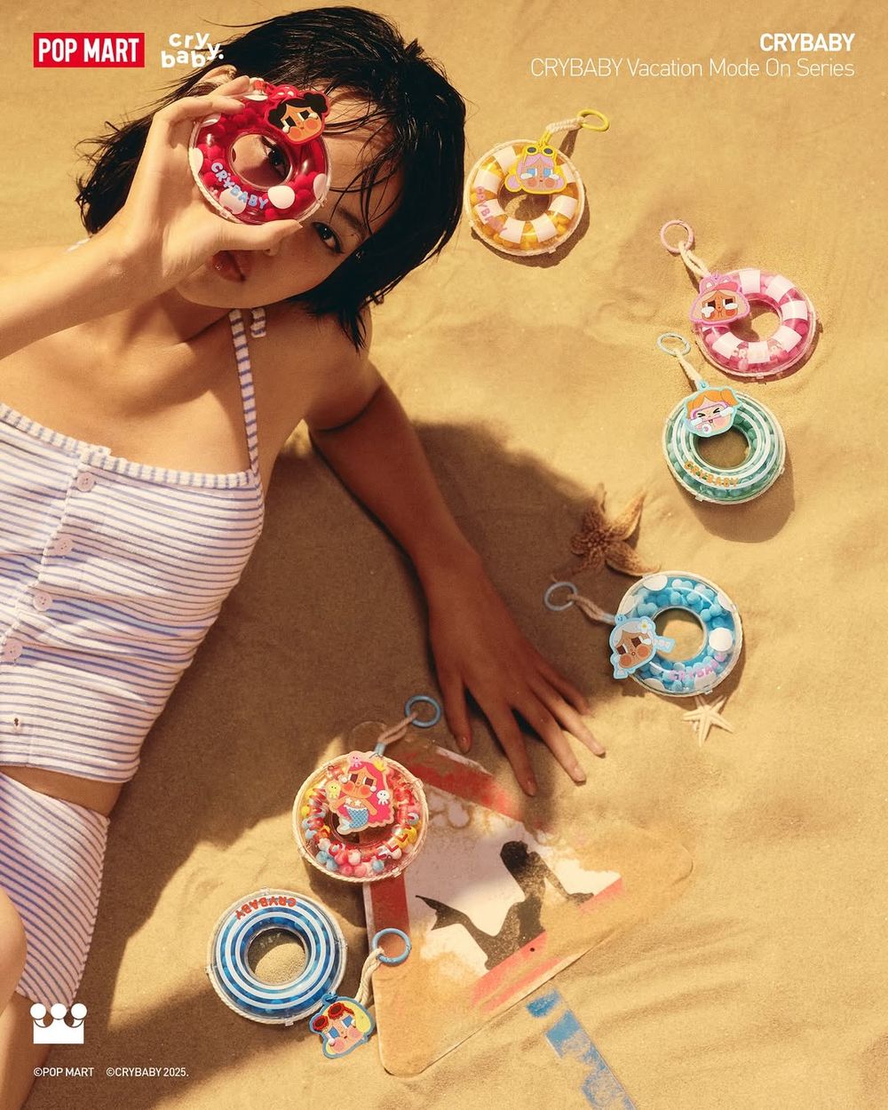 泡泡瑪特CRYBABY「渡假系列」新品太欠買！超Q「美人魚哭娃公仔、透明水杯、側背包」這天開賣！-20