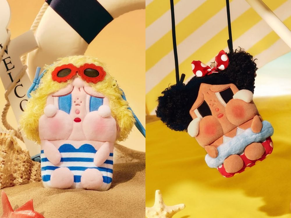 泡泡瑪特CRYBABY「渡假系列」新品太欠買！超Q「美人魚哭娃公仔、透明水杯、側背包」這天開賣！-18