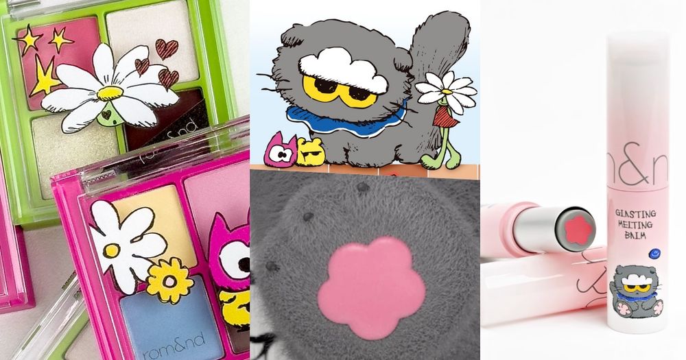 rom&nd正式宣佈攜手GD貓主子推出「ZO&FRIENDS」限量彩妝聯名！果汁腮紅球、果汁唇釉、貓掌護唇膏太可愛！-1