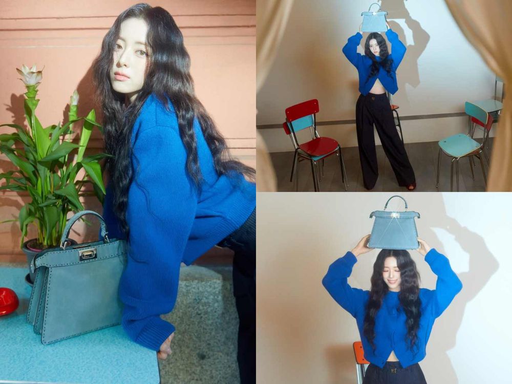 ITZY忙內Yuna好事近了？！幫FENDI拍攝廣告大片美爆、愛豆界神級身材不是叫假的！-8