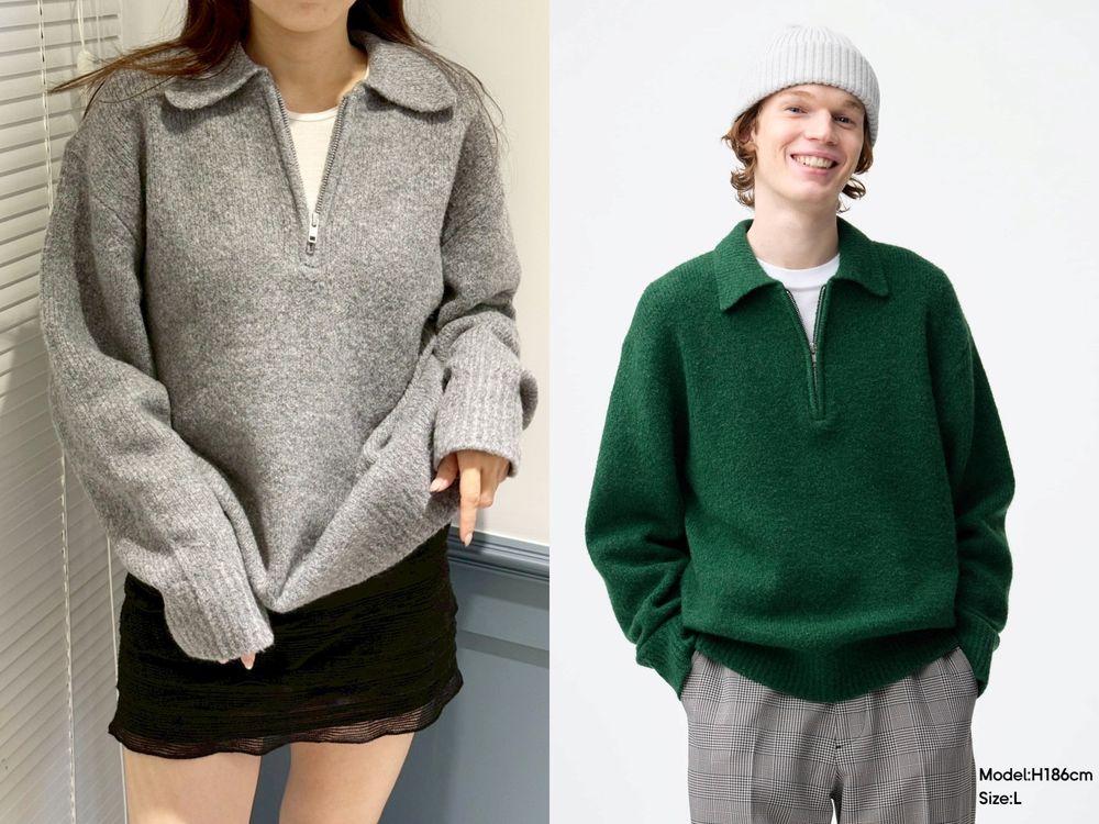 變冷想買新衣服了！GU社群爆紅「6款針織毛衣」推薦！Puff軟綿系列百元價得包色！-5