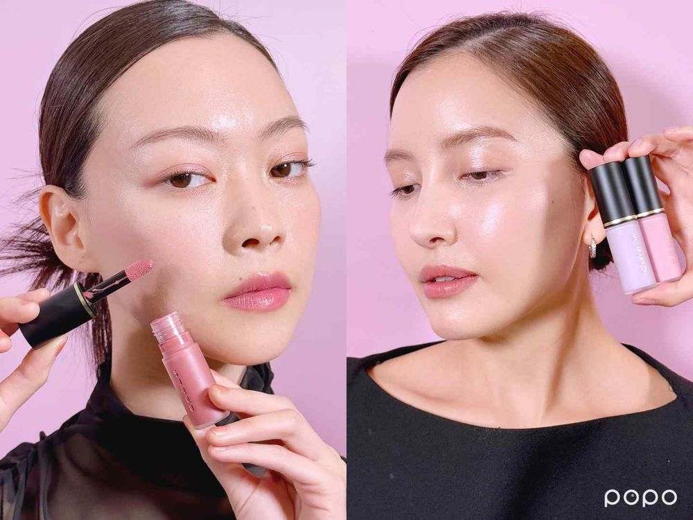 可以妝前潤色的液態腮紅！SUQQU「晶采潤色顏彩液」新登場，5款顯白紅暈色選，膚色暗沉蠟黃一抹秒透明紅潤！-3