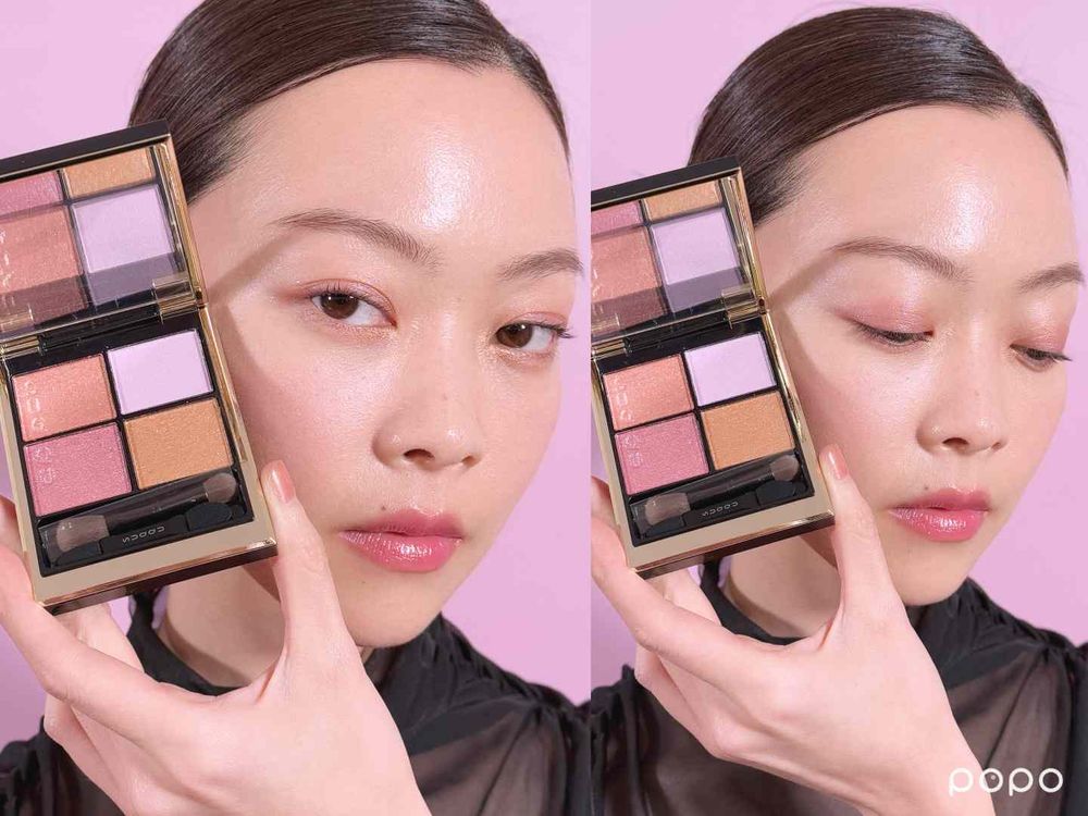 可以妝前潤色的液態腮紅！SUQQU「晶采潤色顏彩液」新登場，5款顯白紅暈色選，膚色暗沉蠟黃一抹秒透明紅潤！-8