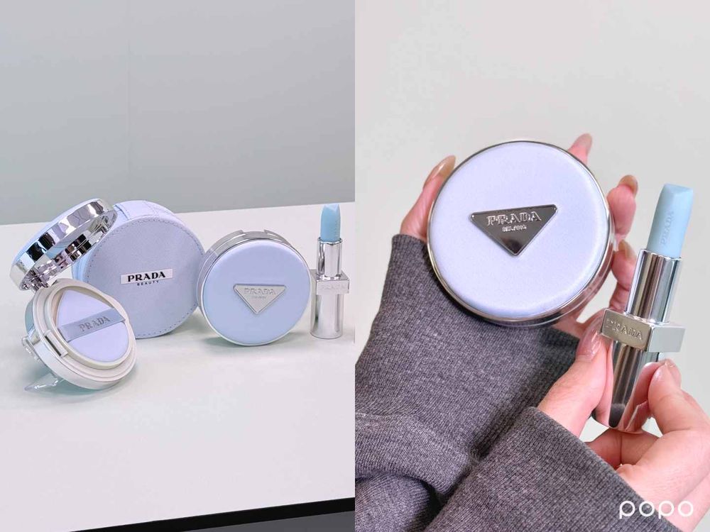 斷貨級精品底妝即將開搶！PRADA Beauty「寶寶藍尼龍氣墊」絕美輕霧妝感＋低飽和莫測藍外殼，手速不夠快就被買光了！-7