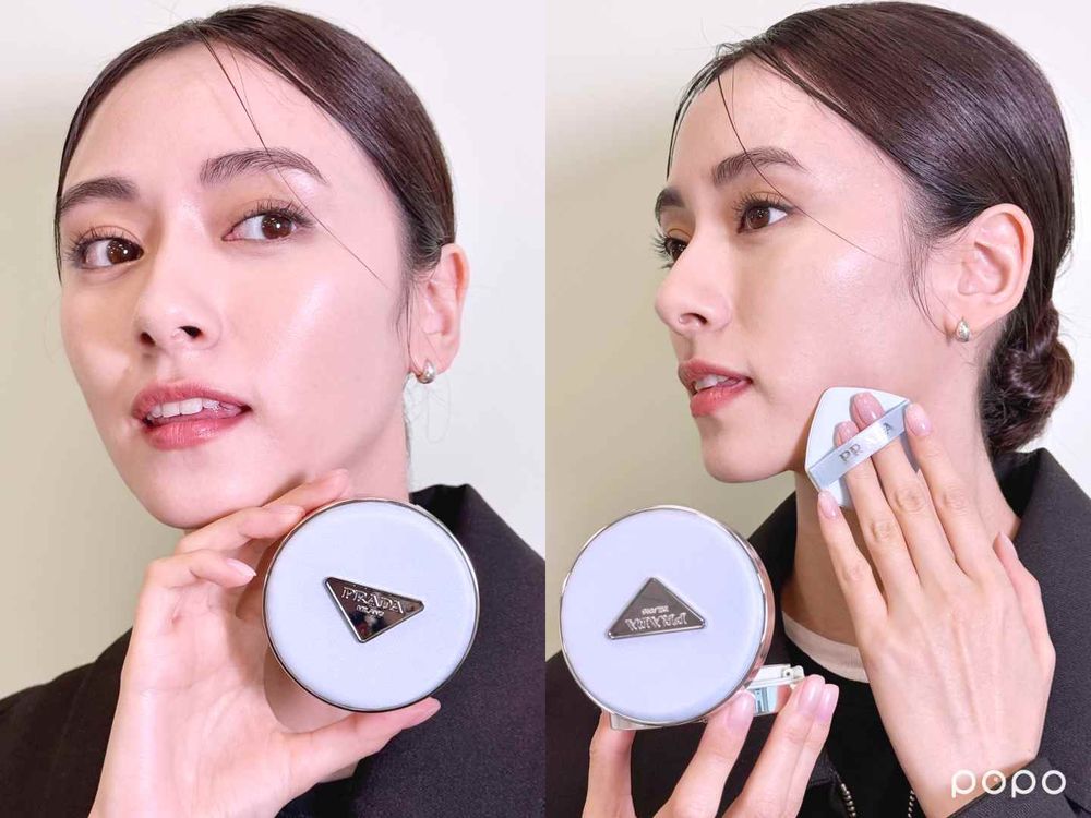 斷貨級精品底妝即將開搶！PRADA Beauty「寶寶藍尼龍氣墊」絕美輕霧妝感＋低飽和莫測藍外殼，手速不夠快就被買光了！-10