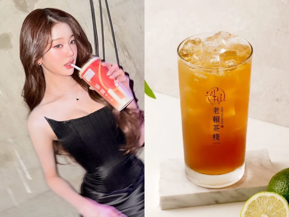 IVE張員瑛最愛台灣手搖飲是這間！來台狂喝老賴茶棧「這三杯」、最愛口味&甜度冰塊找到了！-4