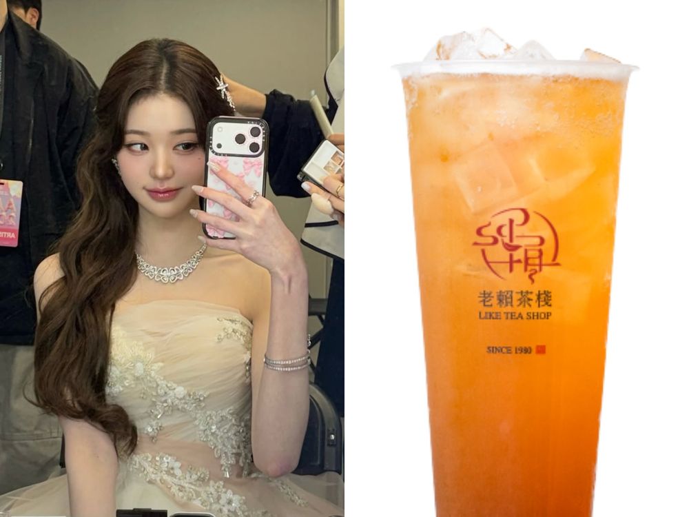 IVE張員瑛最愛台灣手搖飲是這間！來台狂喝老賴茶棧「這三杯」、最愛口味&甜度冰塊找到了！-5