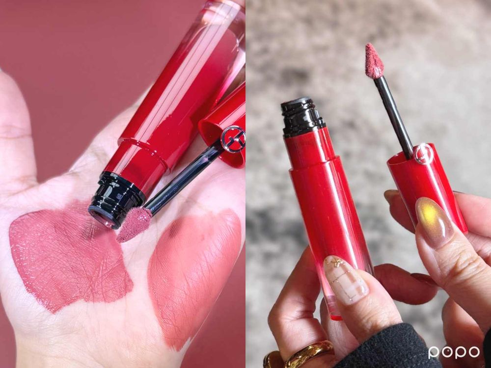 最會做液態唇彩的亞曼尼出新招！夢幻「持色水唇紗」誕生，輕盈如紗、薄透持久，台灣首發色必收！-7