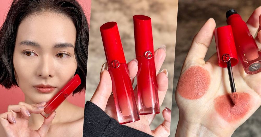 最會做液態唇彩的亞曼尼出新招！夢幻「持色水唇紗」誕生，輕盈如紗、薄透持久，台灣首發色必收！-1