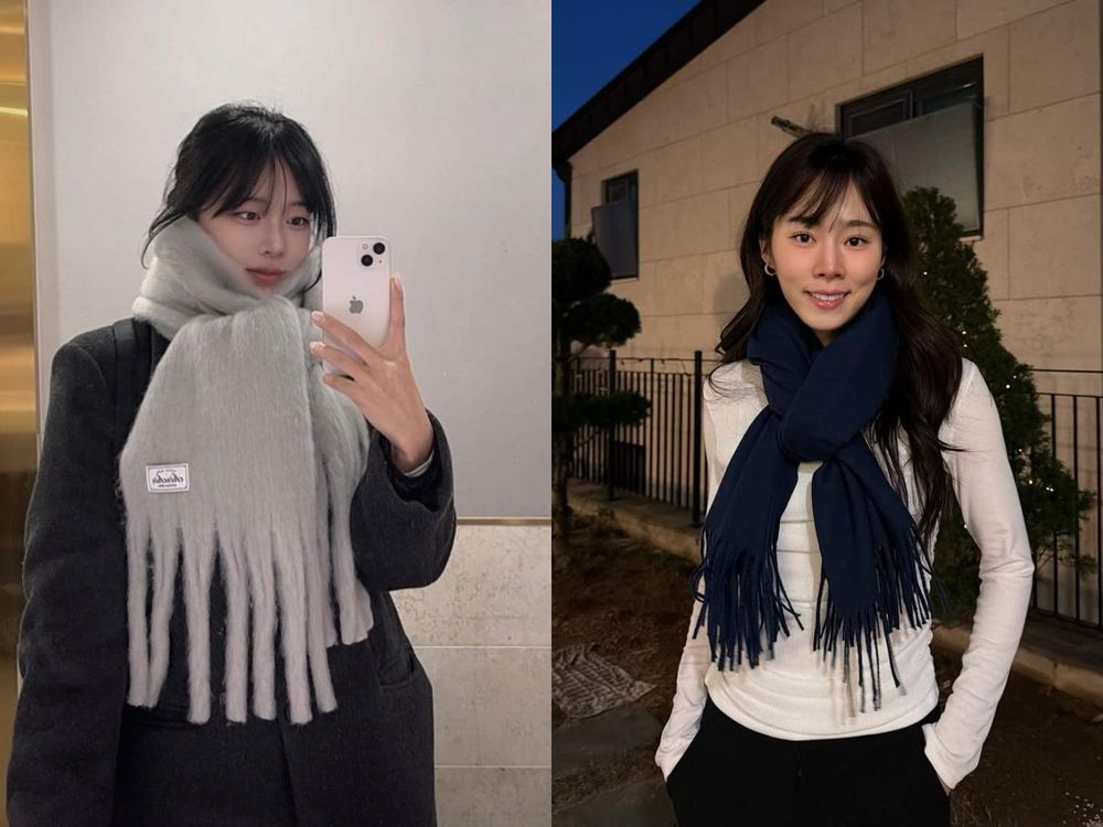 怕冷必看！冬季圍巾6大綁法一次學會！「帽子圍法」是愛豆私服標配、這幾招零技巧超簡單！-5