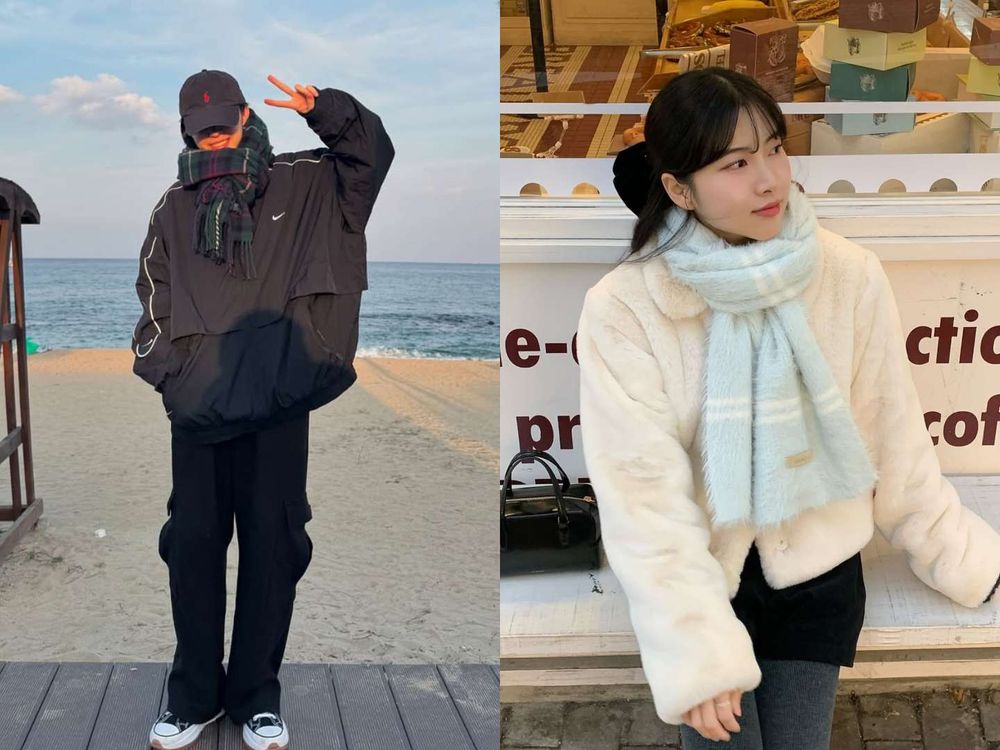怕冷必看！冬季圍巾6大綁法一次學會！「帽子圍法」是愛豆私服標配、這幾招零技巧超簡單！-8