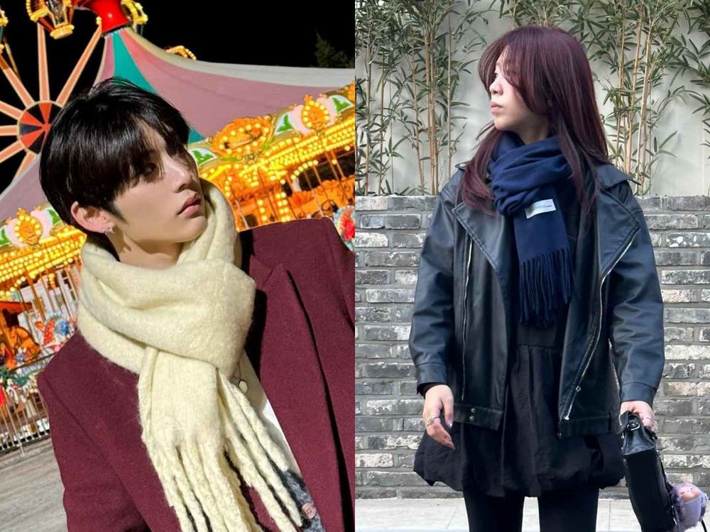 怕冷必看！冬季圍巾6大綁法一次學會！「帽子圍法」是愛豆私服標配、這幾招零技巧超簡單！-10