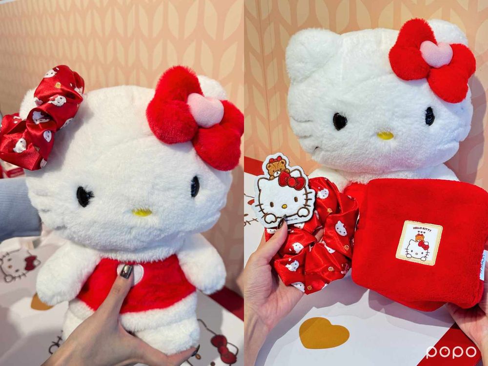 HELLO KITTY狂粉錢包請預備！巴黎萊雅髮油史上最萌「抗躁小金瓶」聯名降臨，滿額贈凱蒂貓髮圈、髮夾！-12
