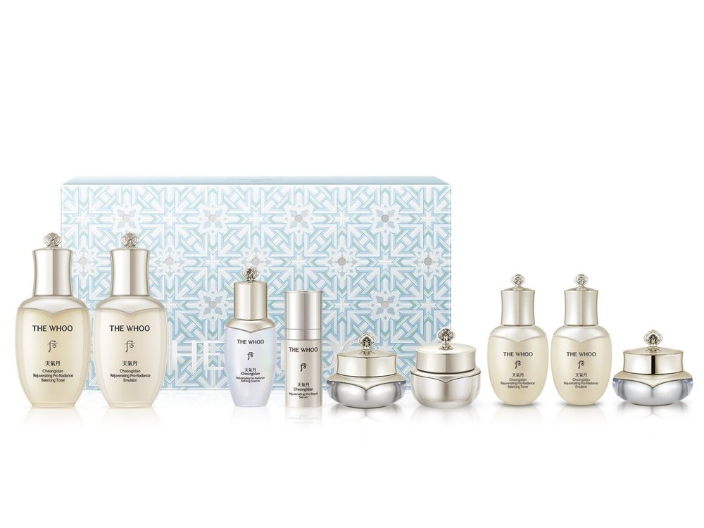 最夢幻貴婦保養登場！THE WHOO后「雪漾限定禮盒」宮廷丹青＋冰川薄荷藍太夢幻，金智媛命定發光精華、嫩唇神器一次入手！-10