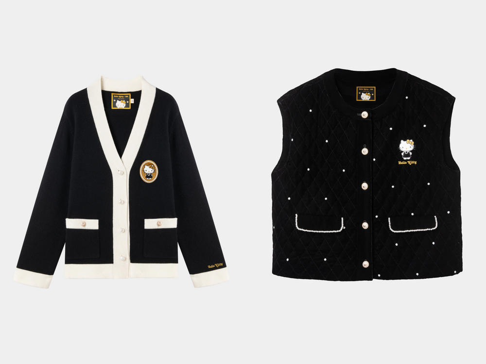 宋雨琦也愛上！奢華版「聖誕黑金Hello Kitty」夢幻到不行！絨面、千鳥格想帶回家！-4