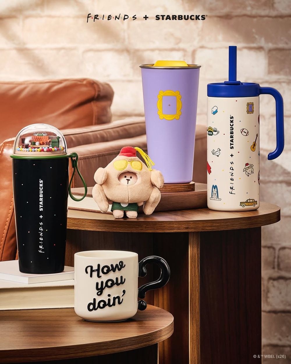 星巴克跟美劇《六人行》聯名了！超可愛「火雞小熊玩偶、中央公園咖啡館不鏽鋼杯」這天開賣！-4