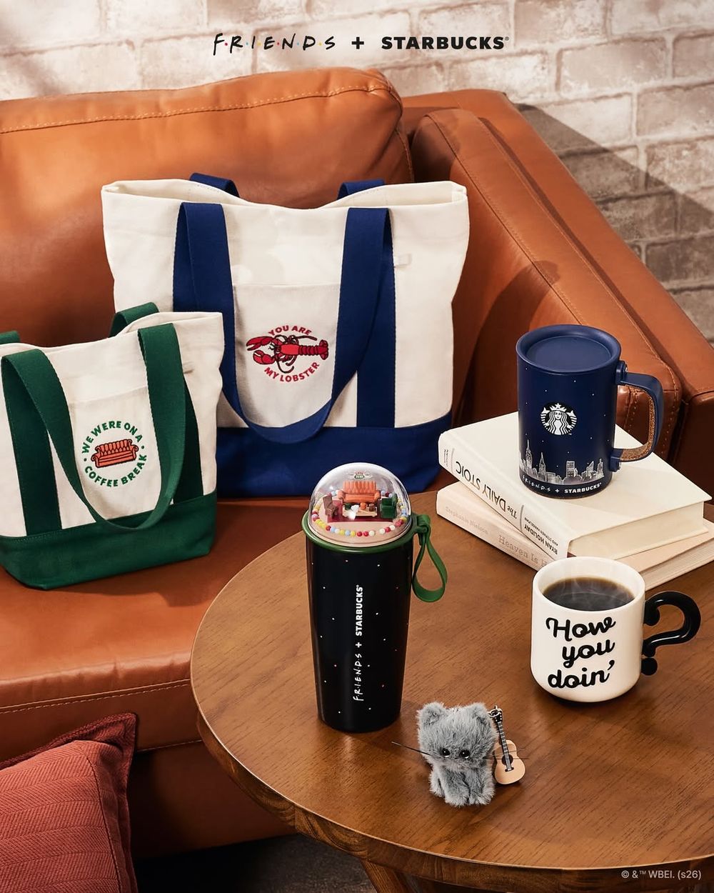 星巴克跟美劇《六人行》聯名了！超可愛「火雞小熊玩偶、中央公園咖啡館不鏽鋼杯」這天開賣！-3
