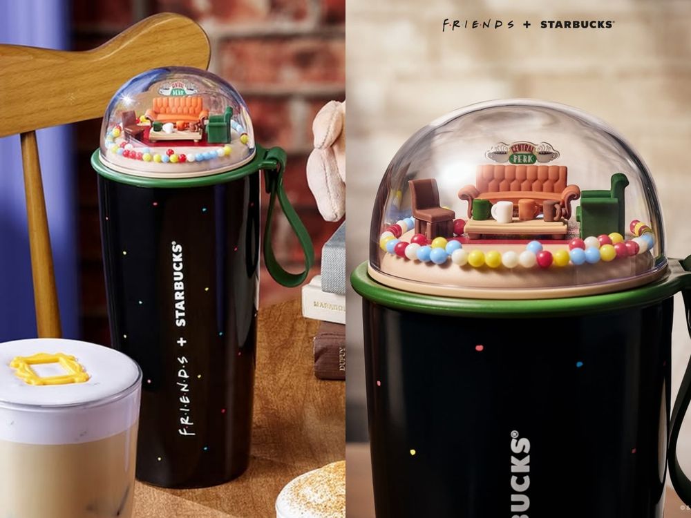 星巴克跟美劇《六人行》聯名了！超可愛「火雞小熊玩偶、中央公園咖啡館不鏽鋼杯」這天開賣！-8