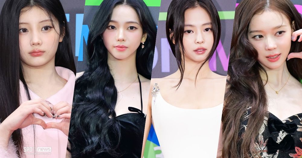 2025韓國MMA紅毯女神出爐！JENNIE山茶花禮服美貌爆擊、aespa未來感氣勢全開、IVE黑白優雅短裙直接封神！-1