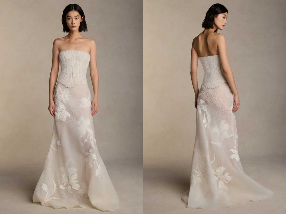 這畫面太好看了！金宇彬、申敏兒「夢幻婚禮照」曝光！仙氣婚紗出自「這品牌」連孔曉振也超愛！-6