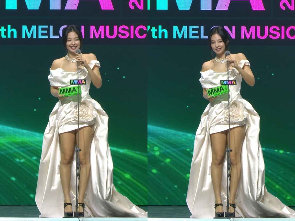 整場都在等Jennie！金珍妮MMA「狂換6套造型」！西太后禮服仙氣滿分、開場掀頭紗堪比女王登基！-12