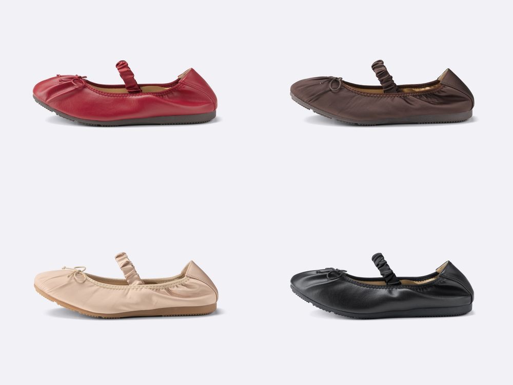 根本被耽誤的鞋店！GU上架兩款「芭蕾娃娃鞋」全網炸裂！一雙790元、日妞也包色了！-4