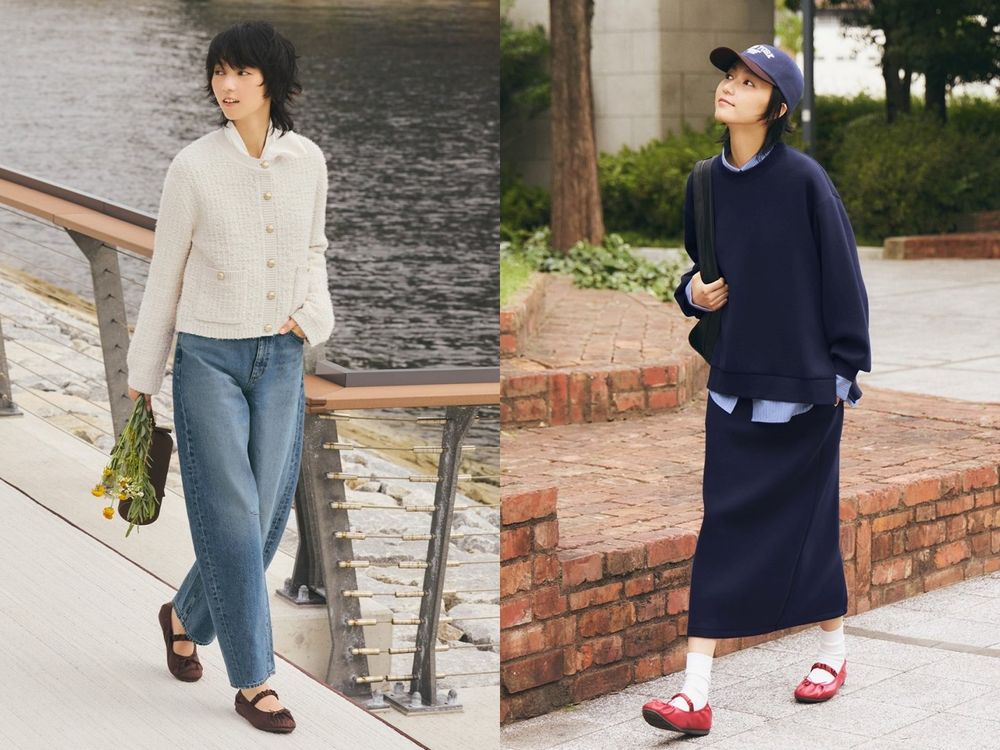 根本被耽誤的鞋店！GU上架兩款「芭蕾娃娃鞋」全網炸裂！一雙790元、日妞也包色了！-7