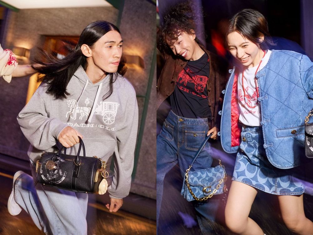 MZ世代最愛Coach再出招！潮牌CLOT聯名「布魯克林包」帥瘋！熊貓、麻將吊飾也超可愛！-4