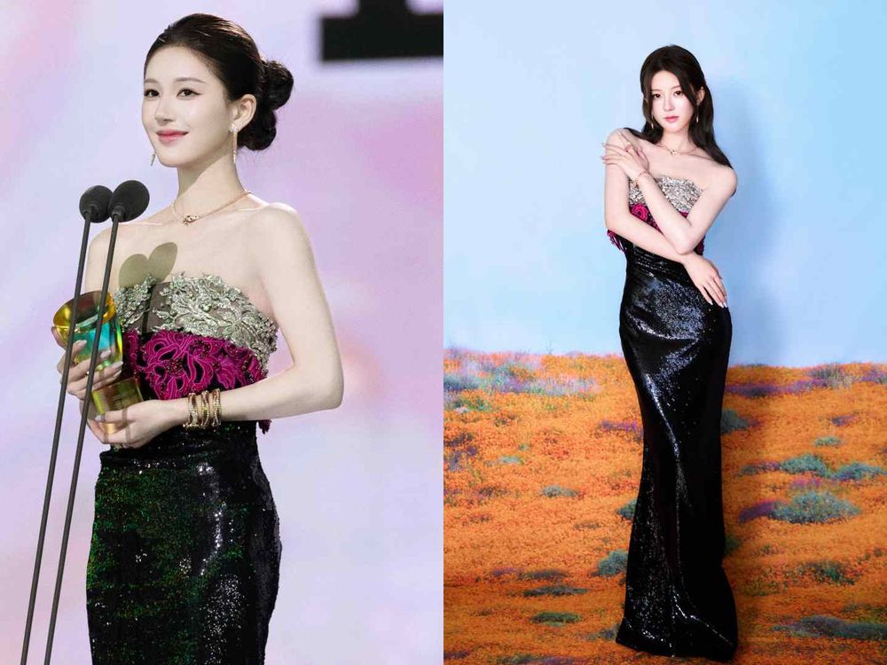 品牌寵兒認證！趙露思星光大賞「水蛇腰禮服」美翻！寶格麗百萬珠寶加持、規格直接拉滿！-3