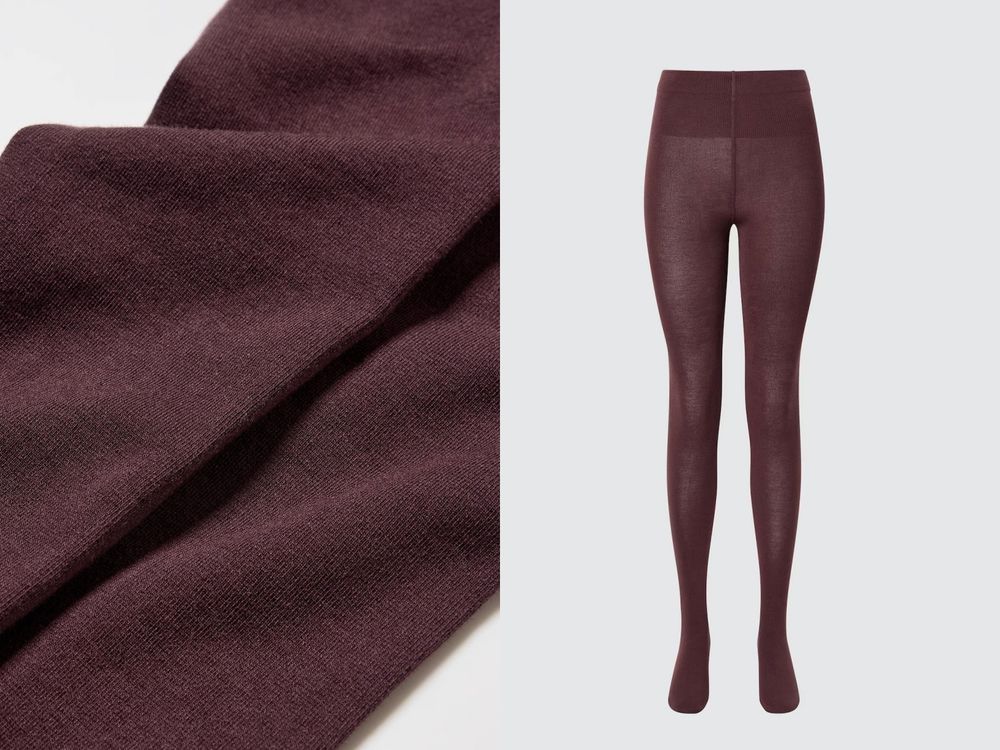 台灣沒有！去日本UNIQLO必買「針織褲襪」連韓女都搶著買～保暖又細腿一進店就要先包色！-3